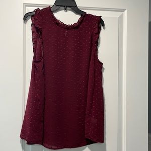 Torrid Sleeveless Blouse size 0